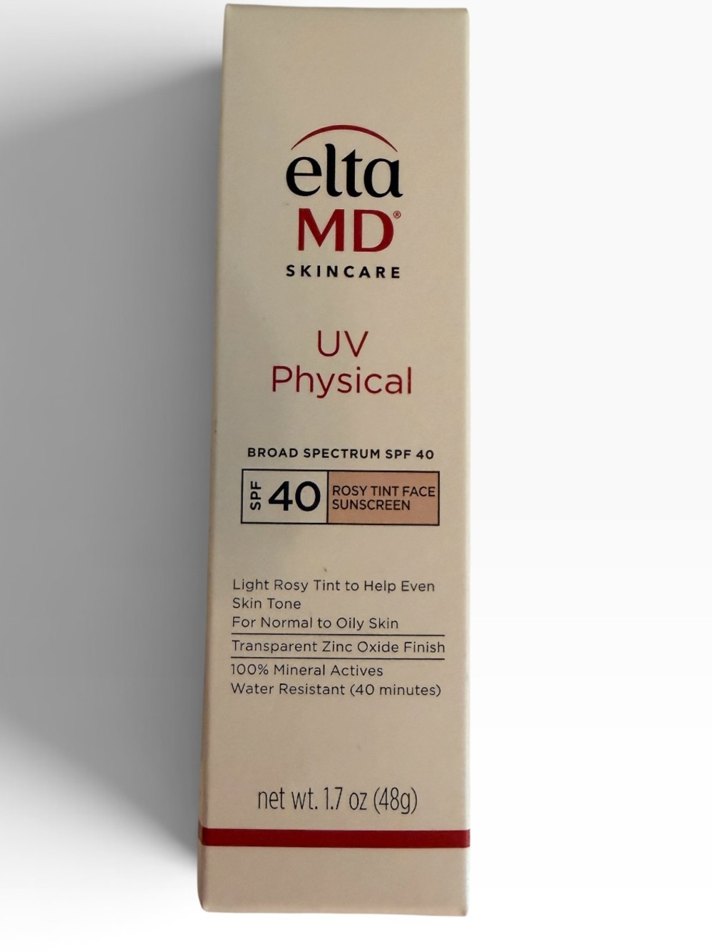 EltaMD Skincare UV Physical SPF 40 Face Sunscreen Rosy Tint